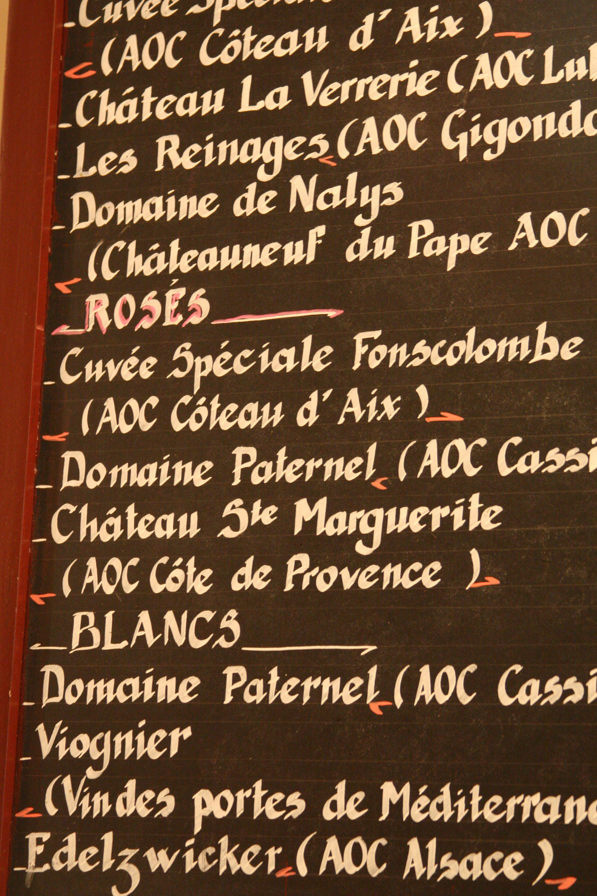 list de vins list de vins