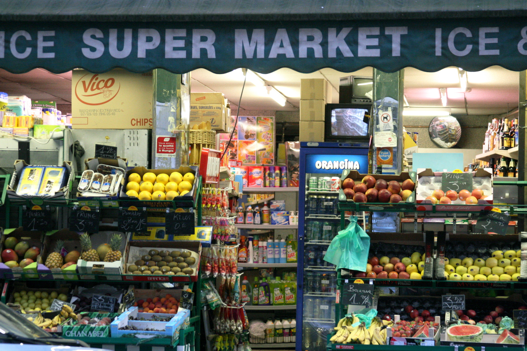 Super market in France Super market in France