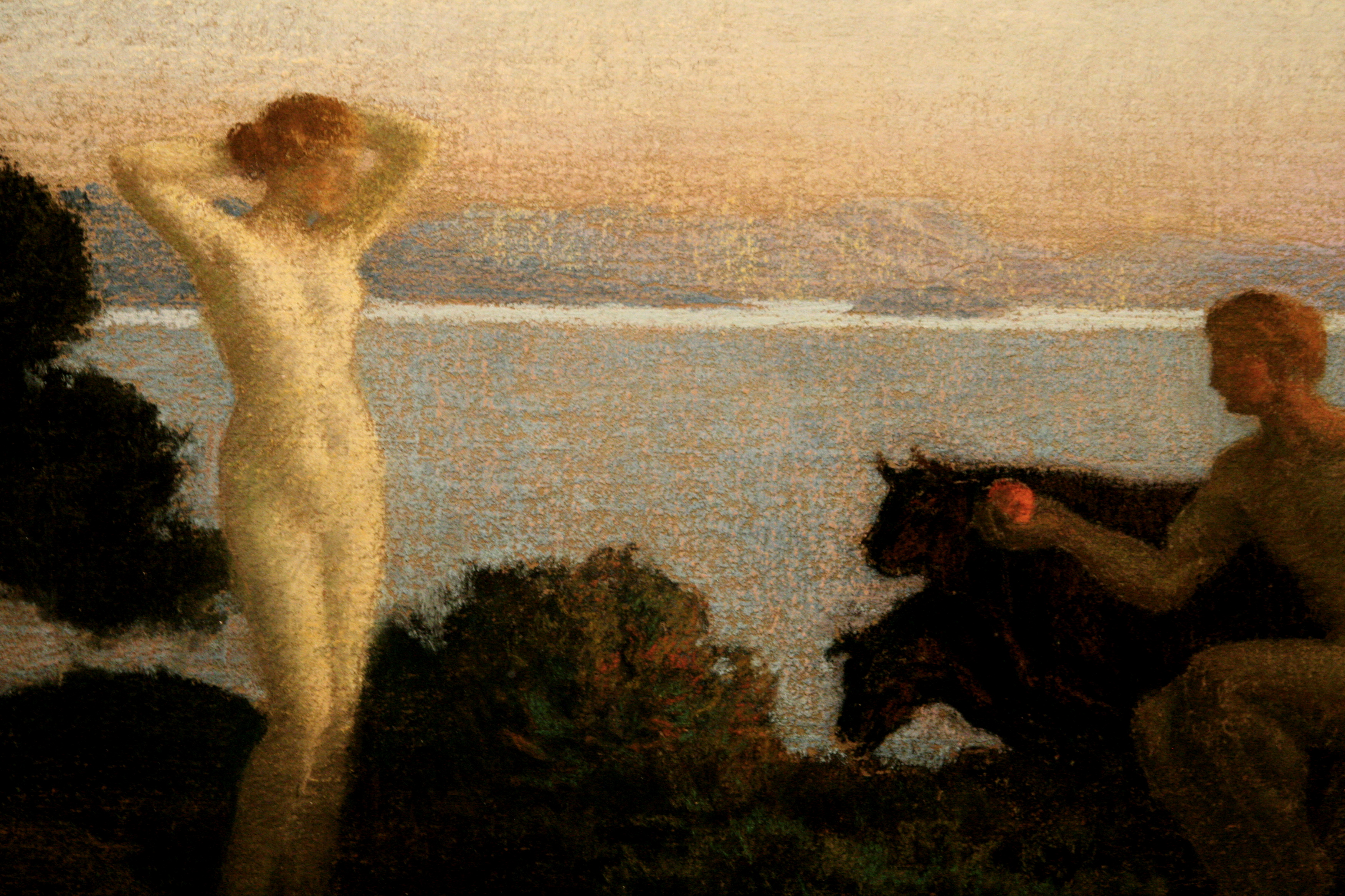 Musee d'Orsay nude woman on the beach