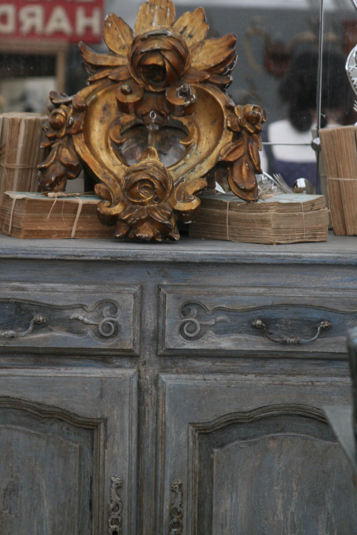 antiques and books at marburger fair in texas