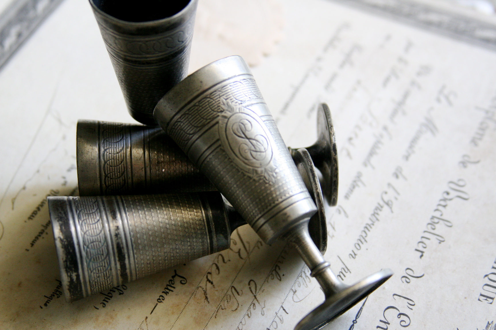 Small silver chalice for after dinner drinks Small silver chalice for after dinner drinks