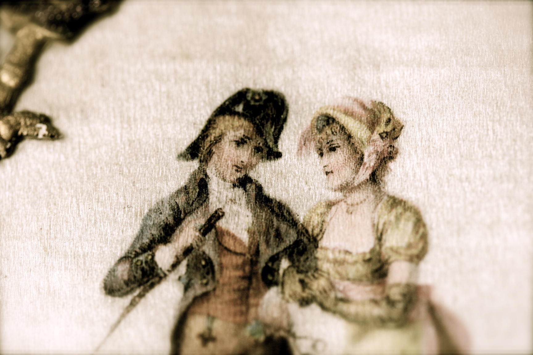 painting on a ribbon painting on a ribbon