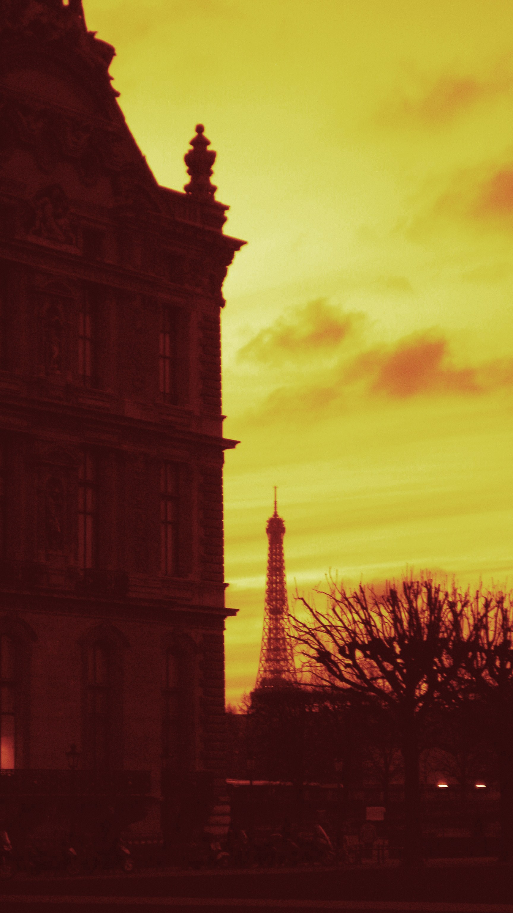 Paris at sunset