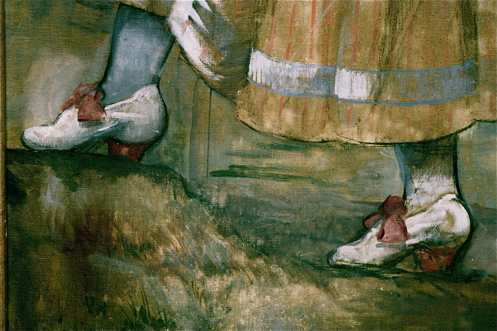 satin shoes with bows