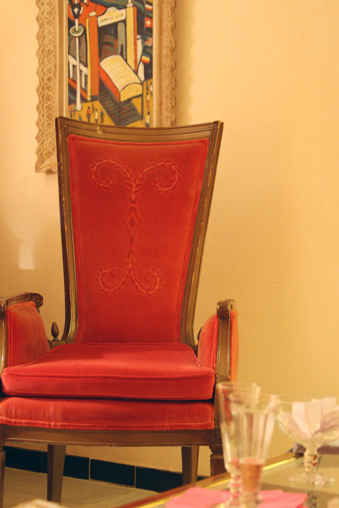 Pink chair Pink chair