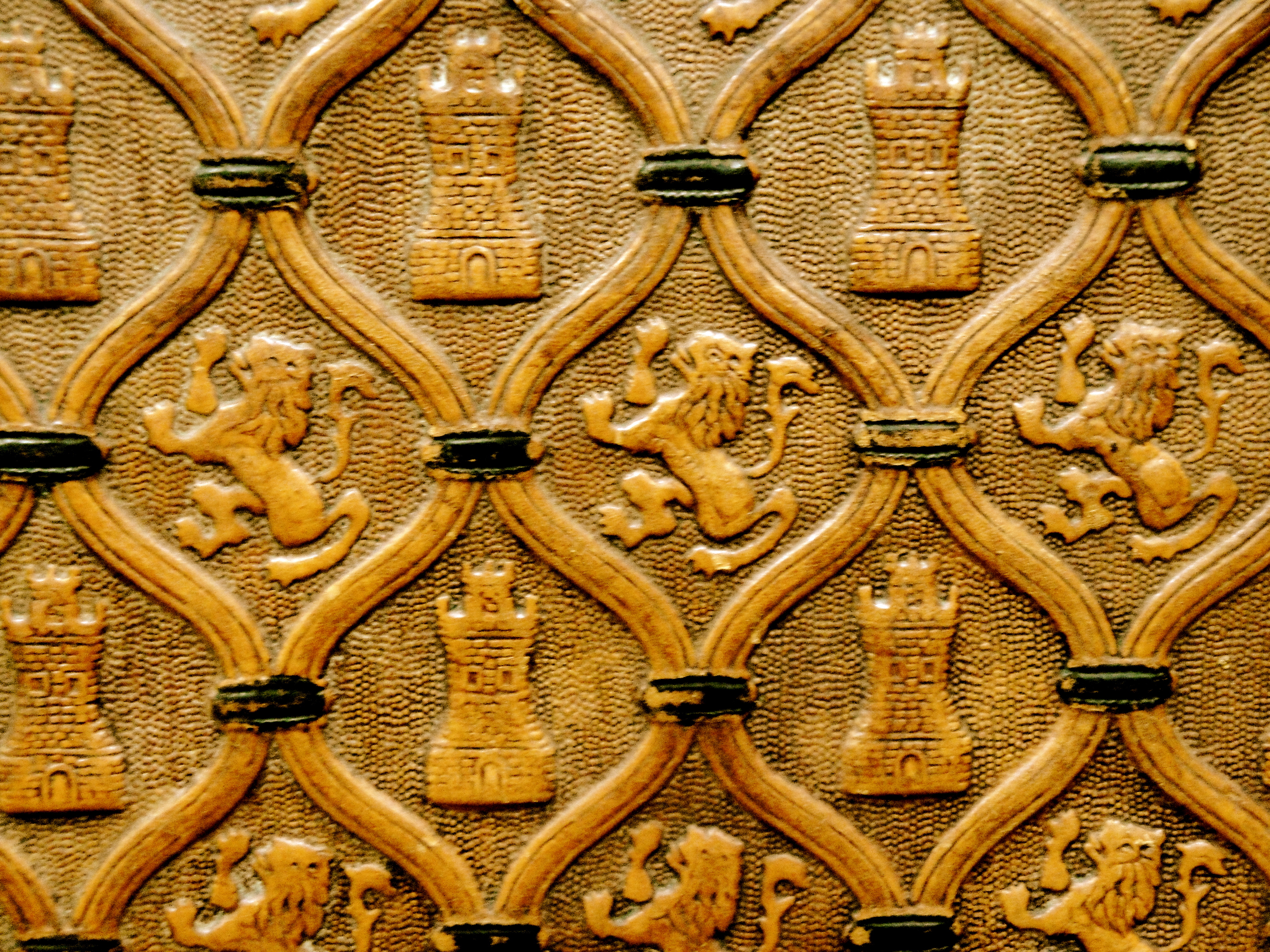 French antique leatherdetail French antique leatherdetail