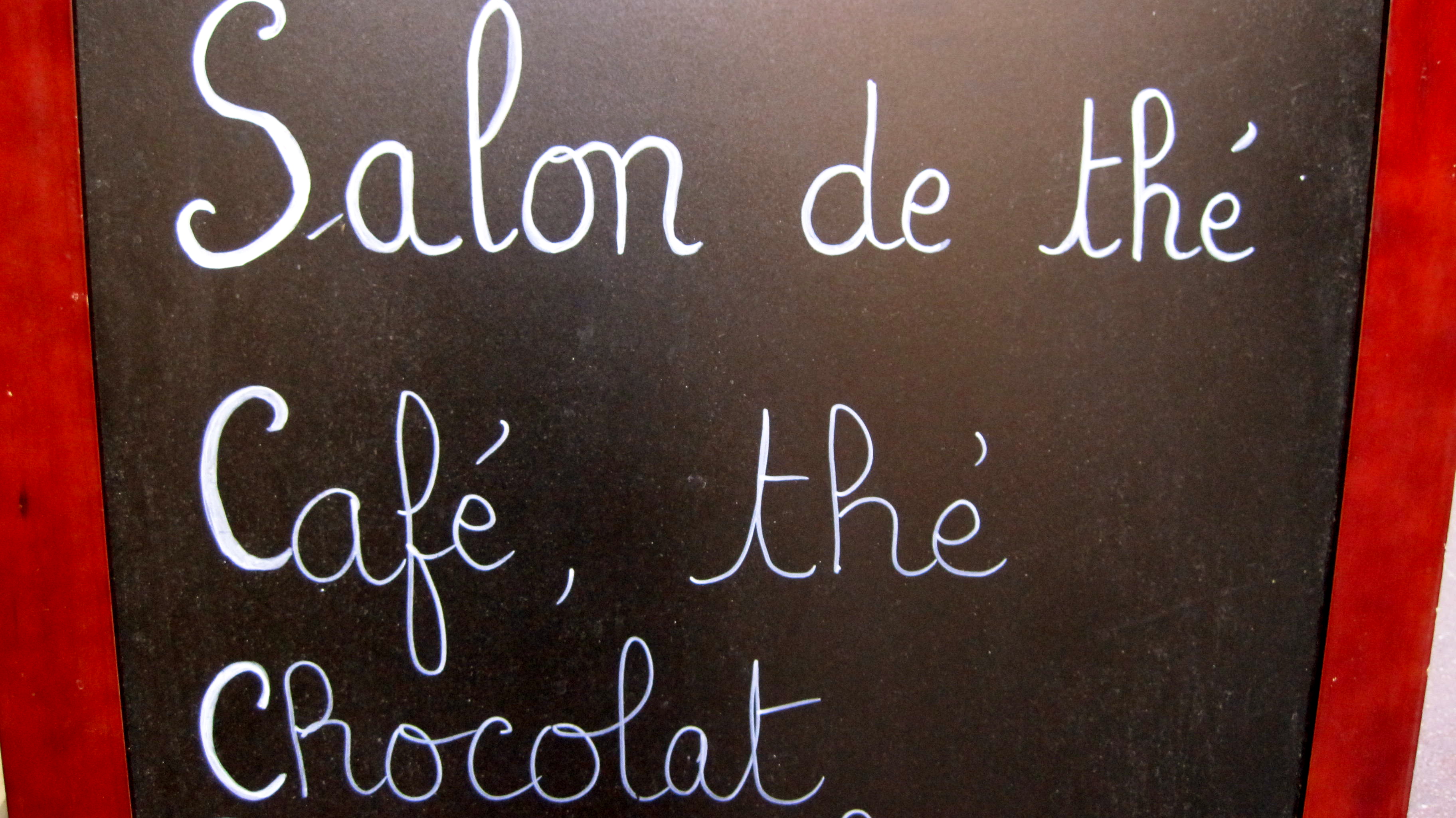 french cafe sign