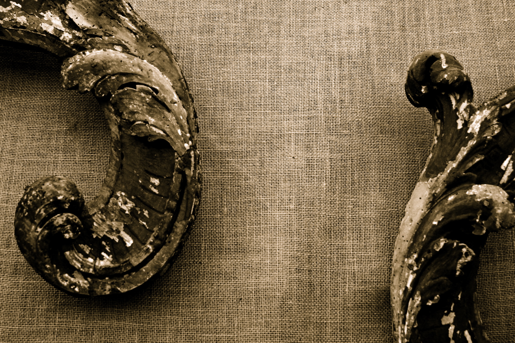 french antique sculpted wood