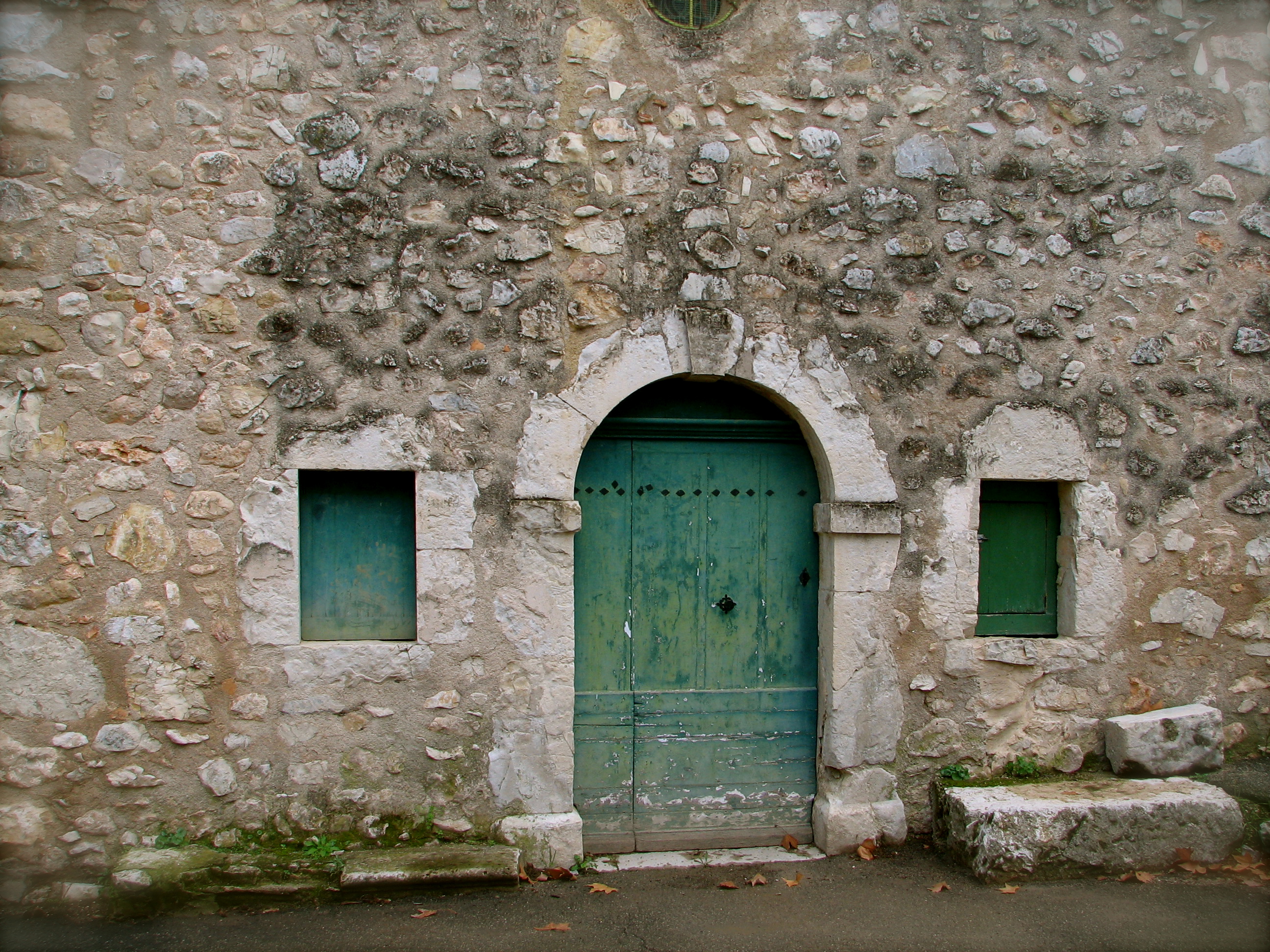 French arched doorway