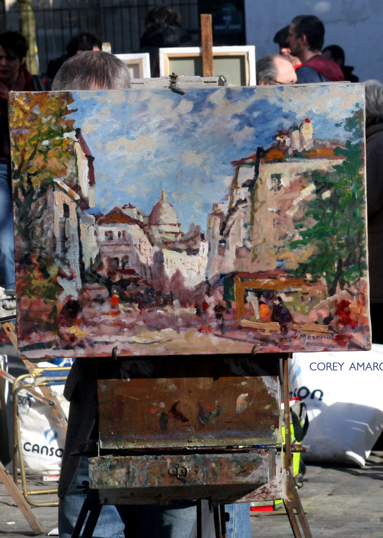 La place du Tertre La place du Tertre