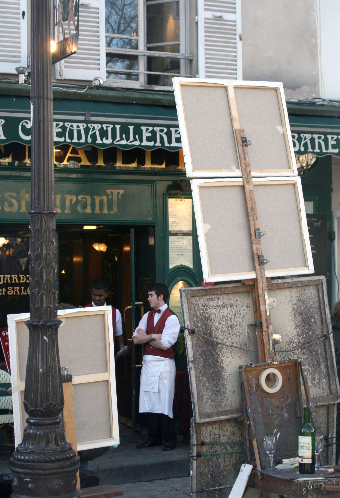 La place du Tertre La place du Tertre