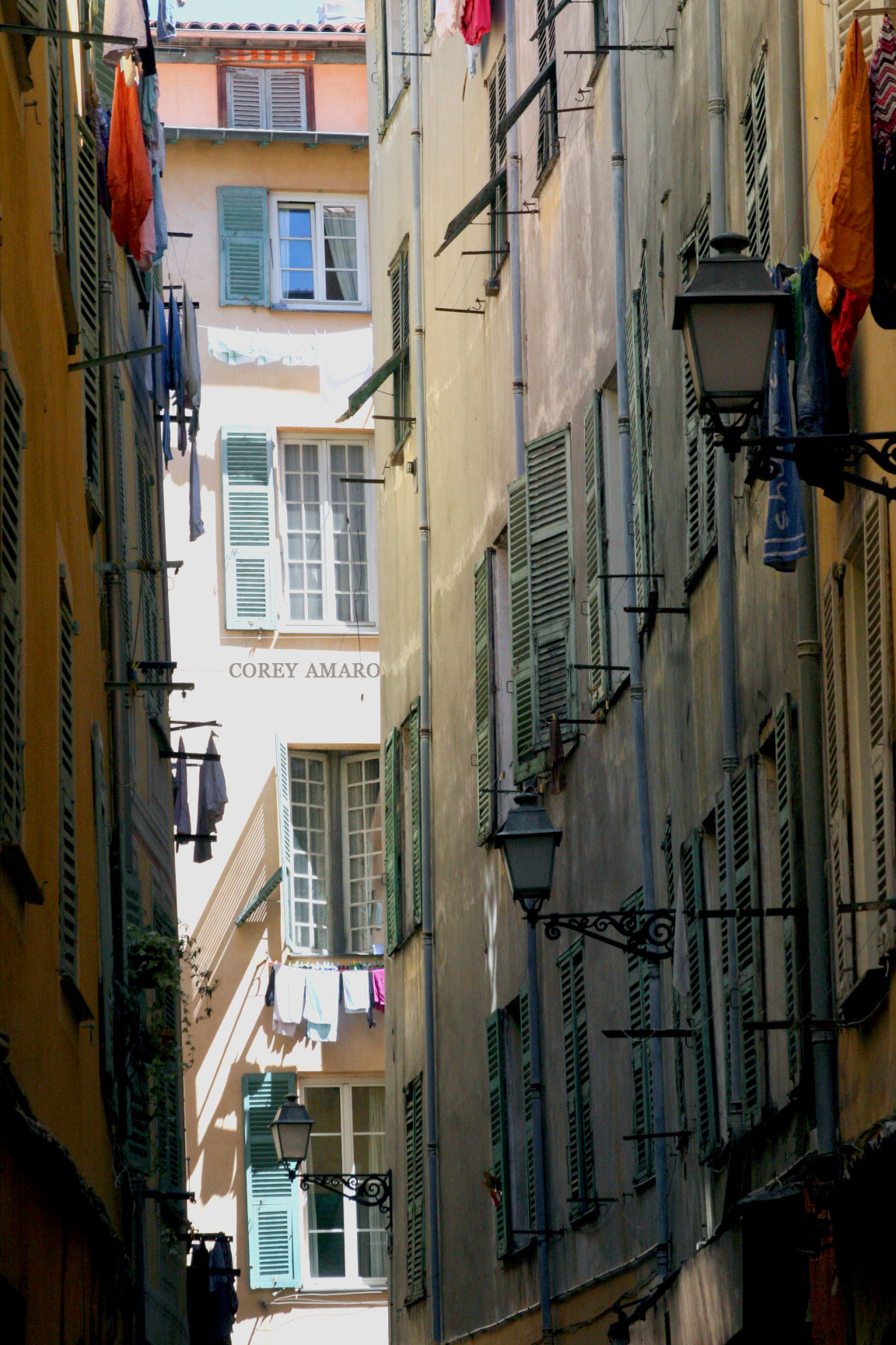 clothes hanging out of old buildings. clothes hanging out of old buildings.