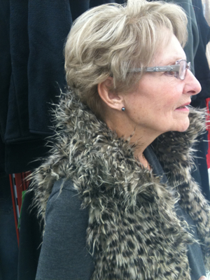 It always starts with shoes....and a furry vest