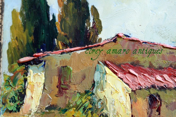 Detail provencal painting