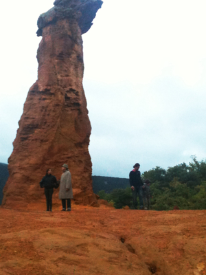 Rustrel... Red sand canyon