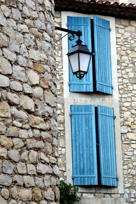 Provence blue shutters