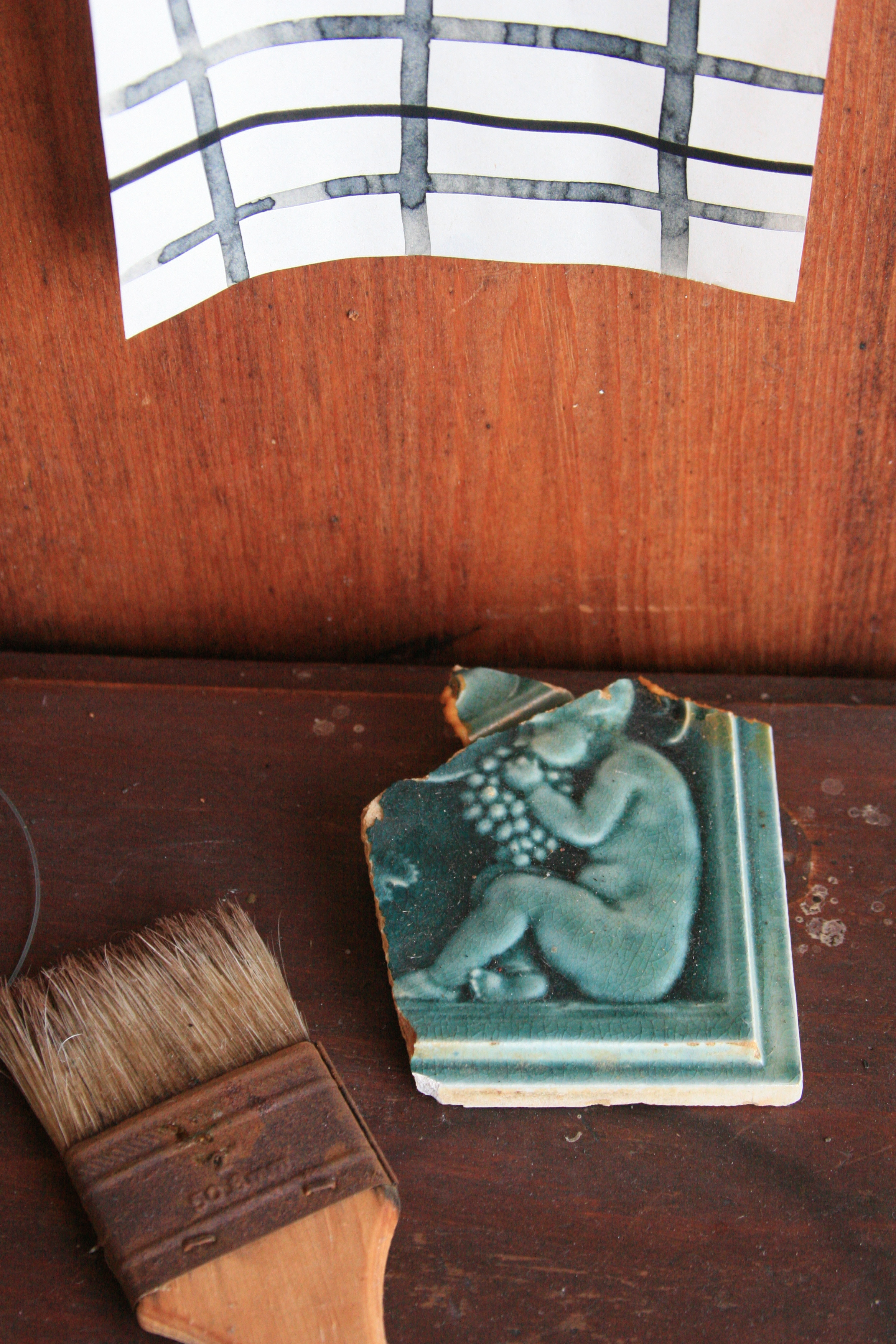 Broken things that hold something dear that you cannot throw away.