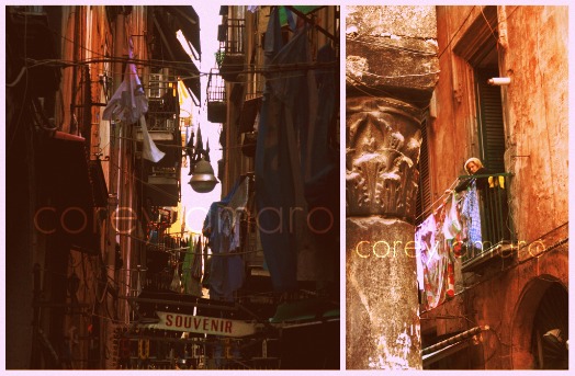 Alleyways in Naples Italy Alleyways in Naples Italy