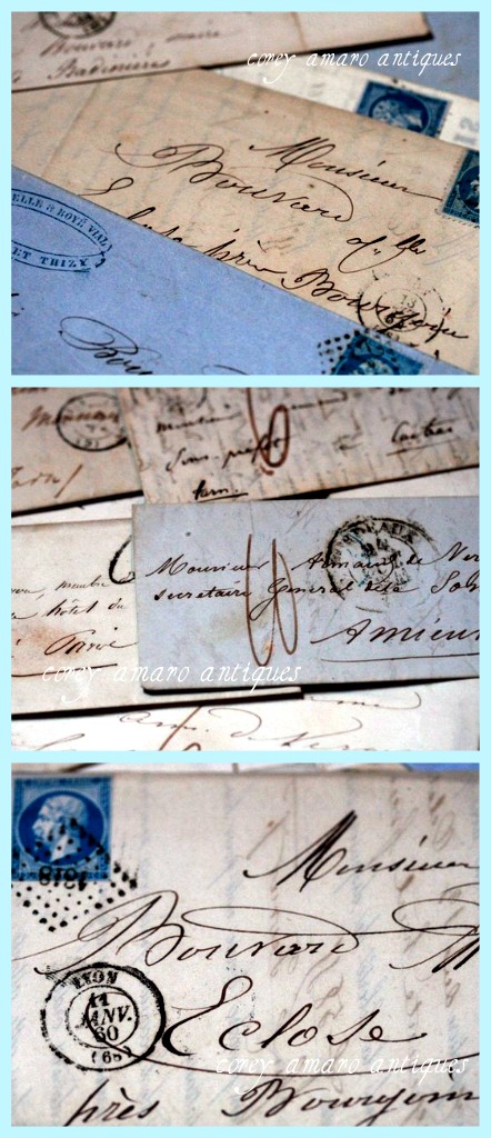 Antique French letters