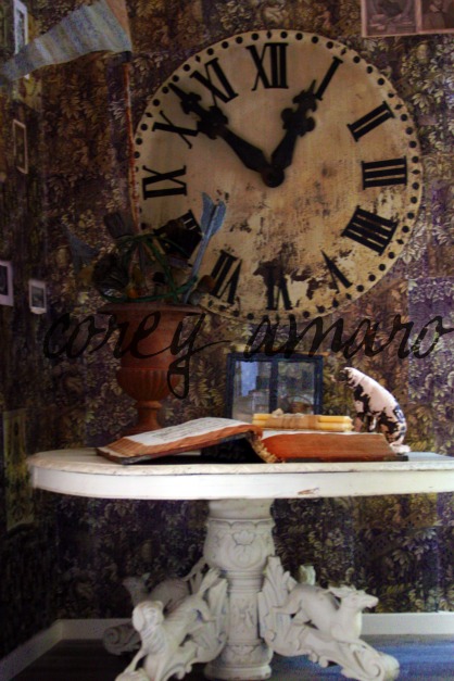 Clock on toile Clock on toile