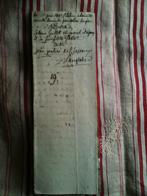 French Letter Dating 1811...Giveaway