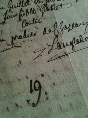 French Letter Dating 1811...Giveaway