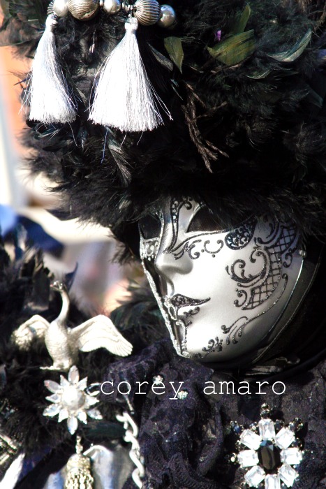 Venice carnival black swan mask Venice carnival black swan mask