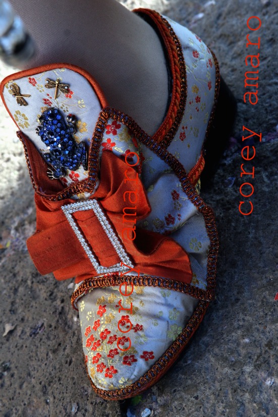 Venetian shoe for the carnivale