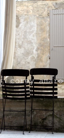 Garden chairs French