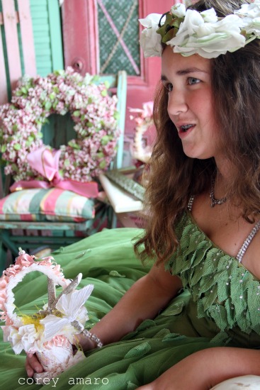 Green Vintage Easter Dress