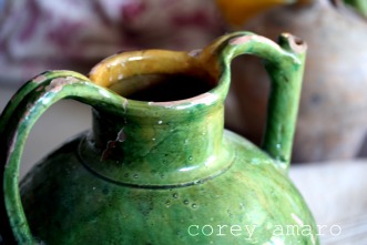 Provencal pottery water