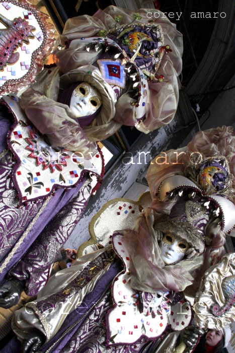 Classic venetian masks