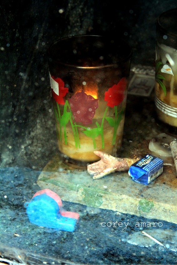 Gifts left at the gravesite mexico