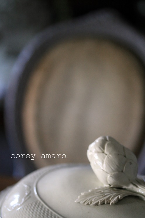 French brocante soup tureen