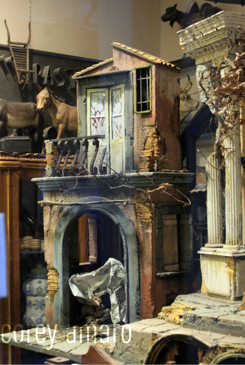 The presepe on Via San Gregorio, in Naples The presepe on Via San Gregorio, in Naples
