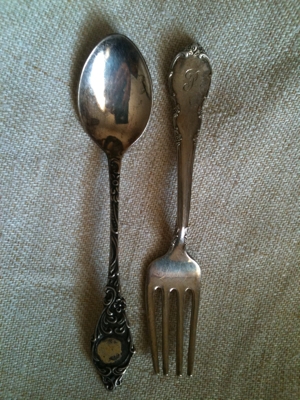 French Antique Baby Fork