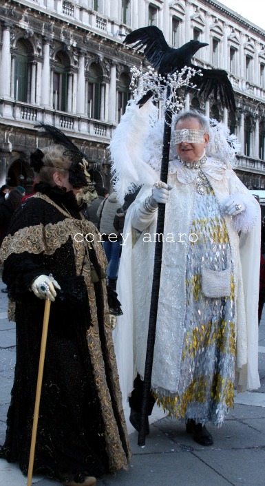 Carnival Venice Black and White