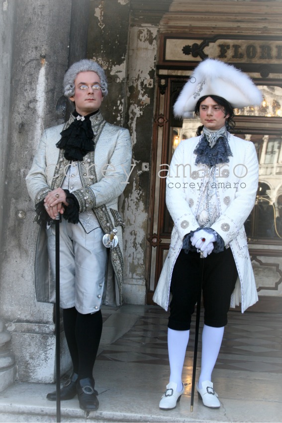 Men 18th century style Venetian