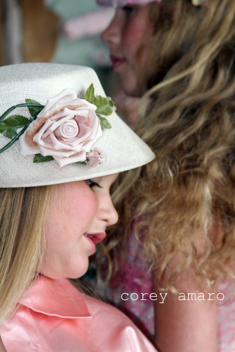 Easter rose bonnet