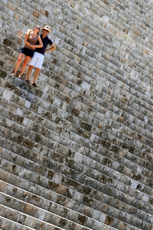 Uxmal stairs how many
