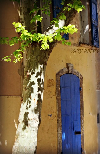 Blue shutters provence