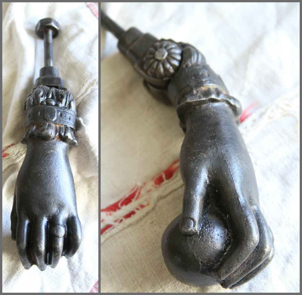 French Antique Fatima Hand Knocker