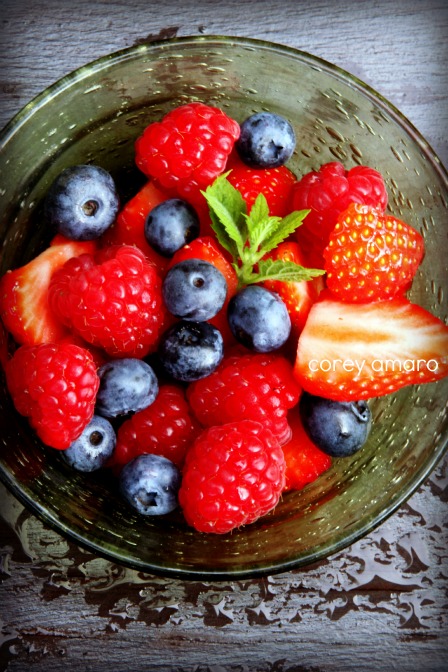 Strawberries:blueberries Strawberries:blueberries