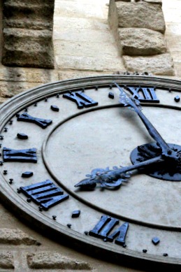 French Tower Clock face