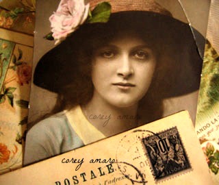 The Girl with a Pink Rose on her Hat