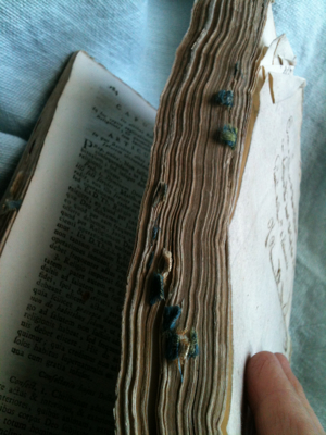 French Antique 1786 Book