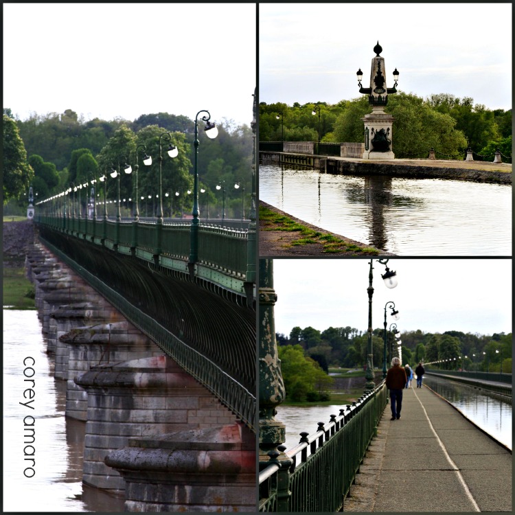 Briare Aqueduct, France Collage Briare Aqueduct, France Collage