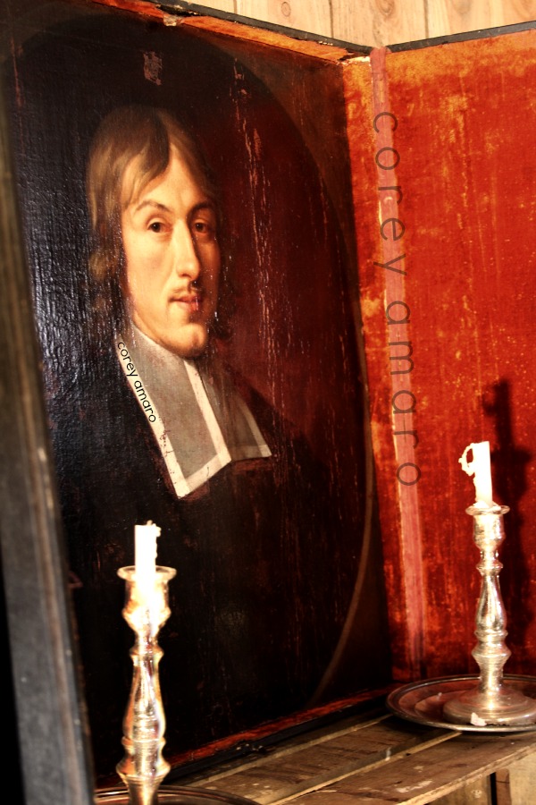 French antique oil painting Stéphanie Mayeux Mortagne Au Perche 