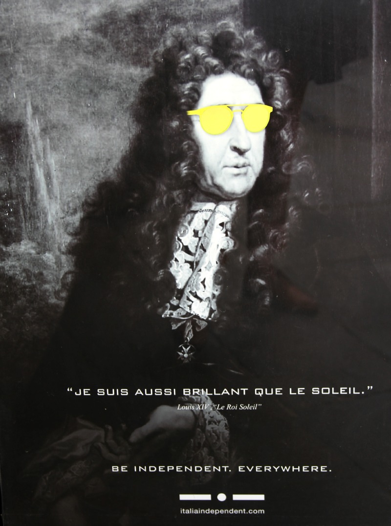 King Louis the 16th with Sunglasses
