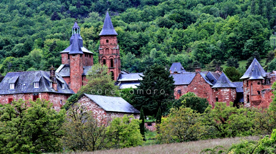 Collonges-la-Rouge, in Limousin, beautiful village in France